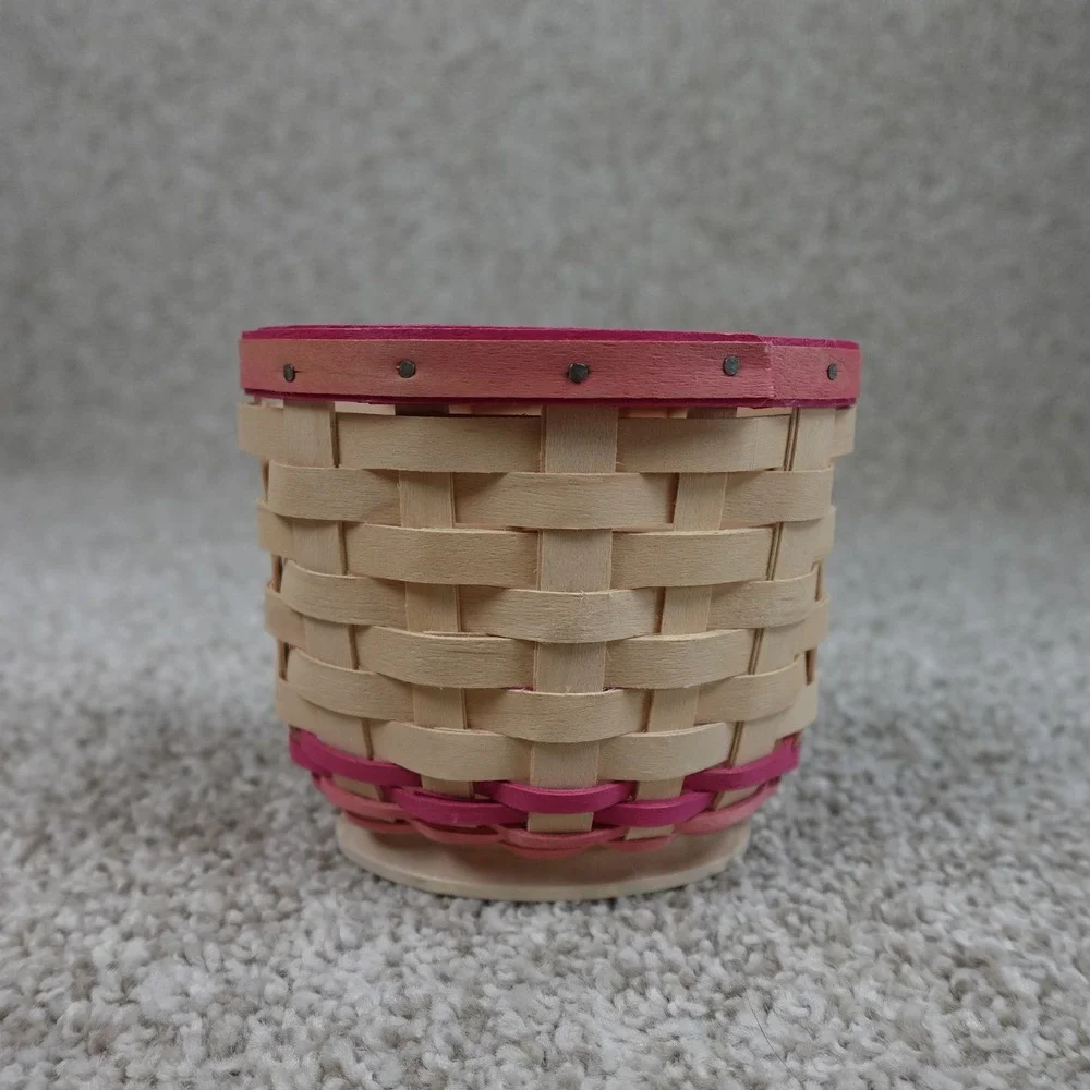 Longaberger 2011 Horizon of Hope Basket Pink American Cancer Society Oval